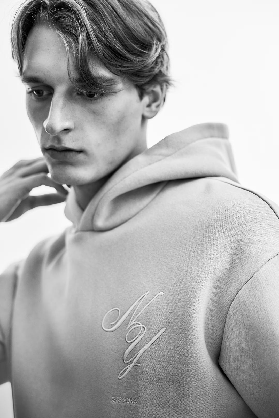 H&M Loose-Fit Printed Hoodie