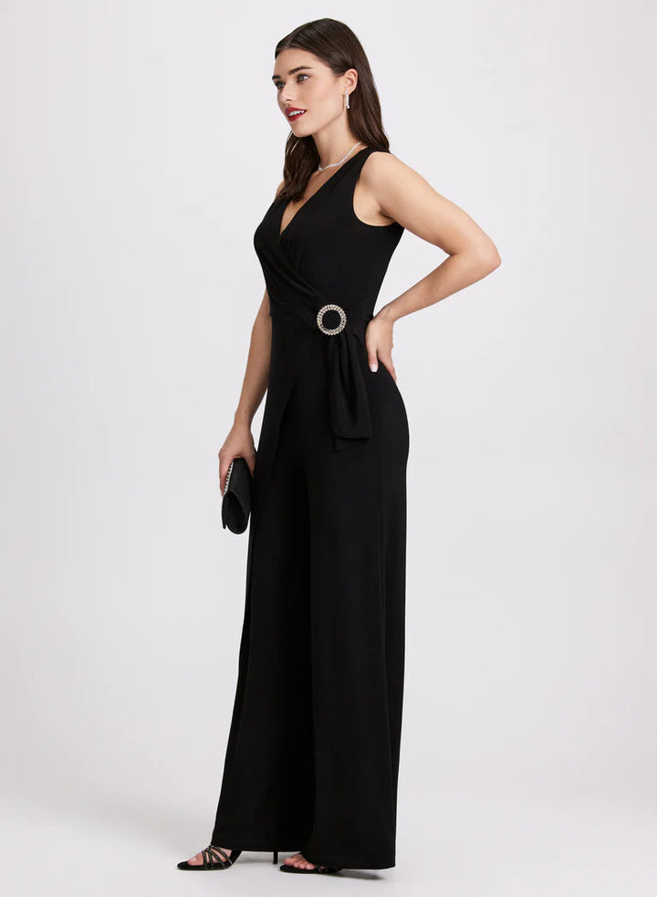 LAURA Embellished Wide-Leg Jumpsuit