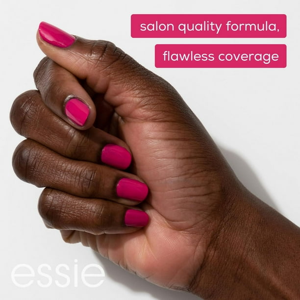 Essie nail polish, vegan, glossy shine finish, salon quality formula, 13.5ml, vegan nail polish