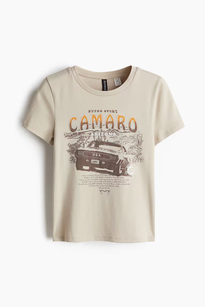 H&M PRINTED T-SHIRT