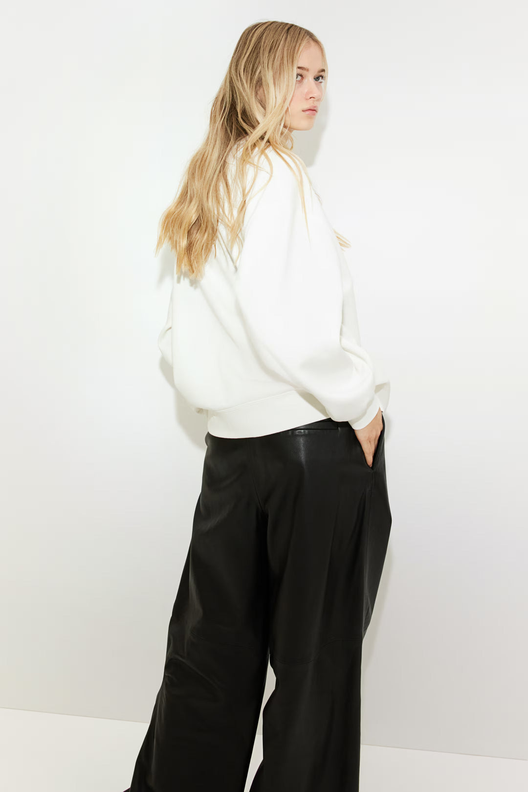 H&M Oversized Printed Sweatshirt