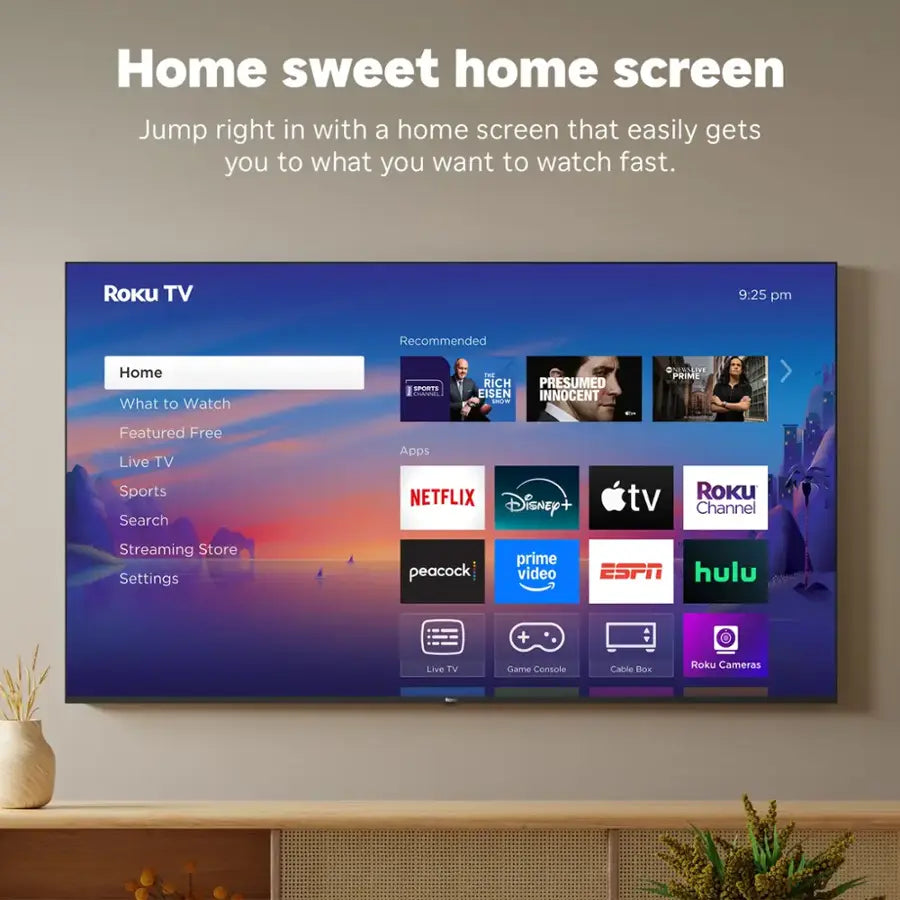 Roku - 55" Class Select Series 4K LED Smart RokuTV (2025)