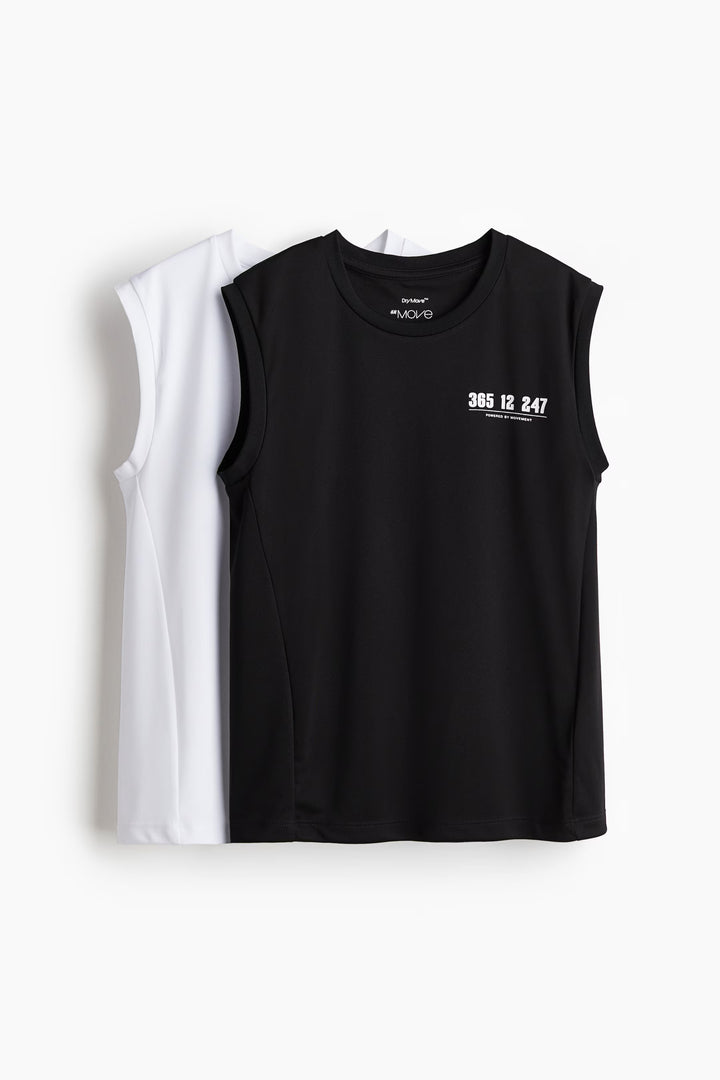 H&M 2-Pack Sports Tank Tops with DryMove™