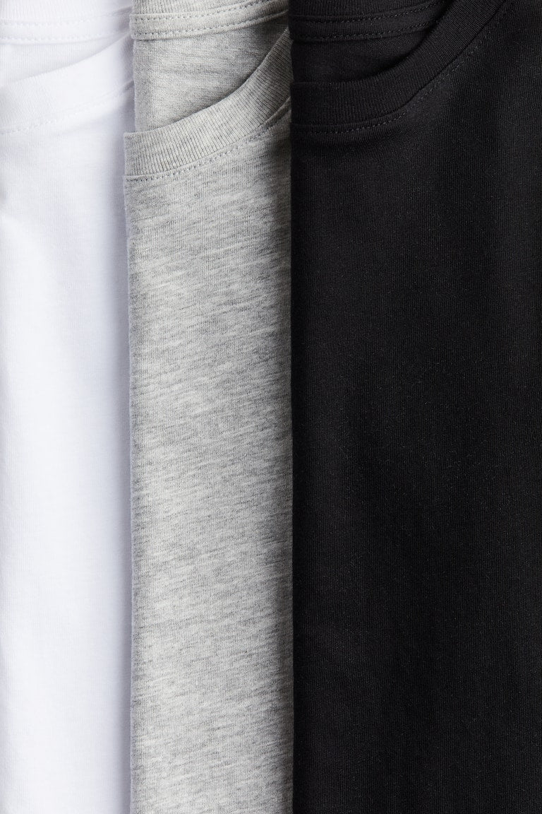 H&M 3-pack Long-sleeved T-shirts