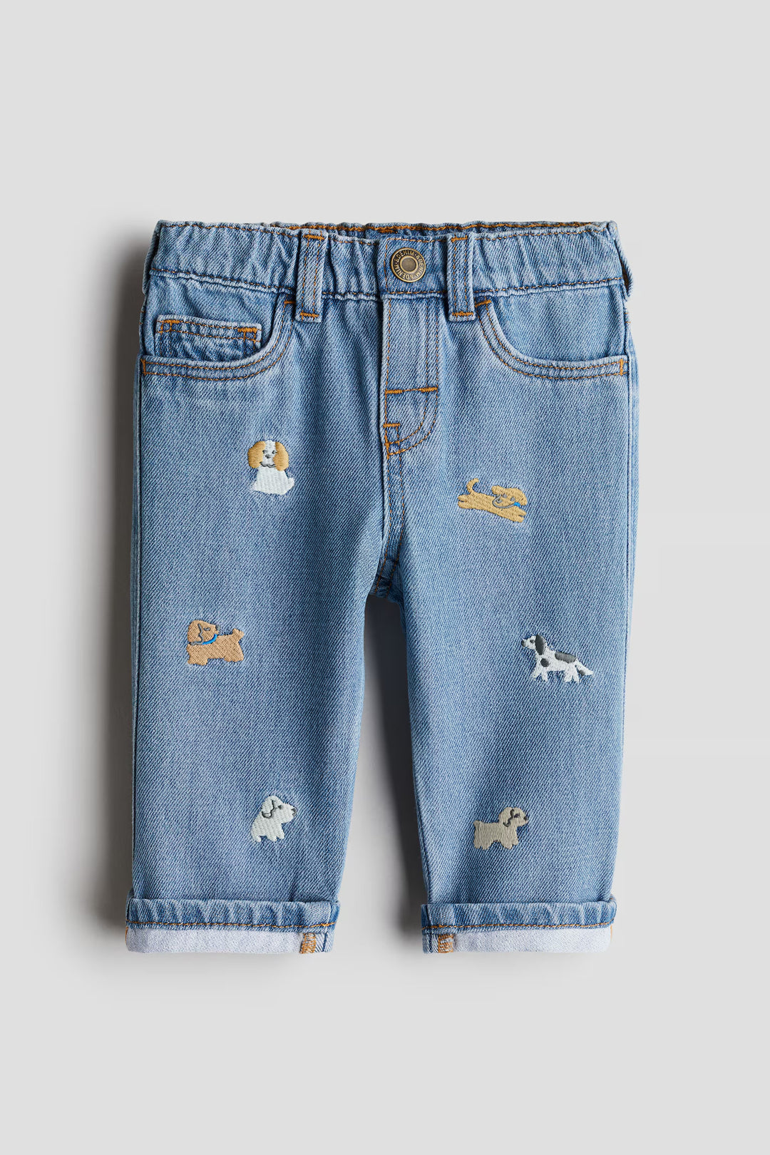 H&M Embroidery-Detail Jeans