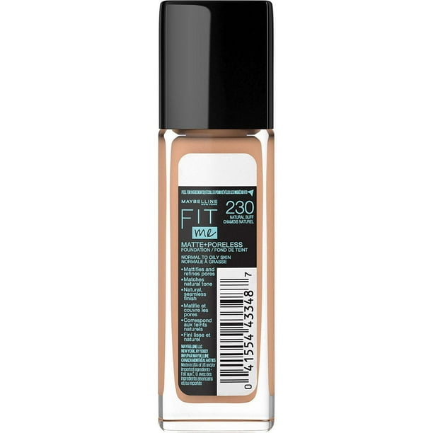 Maybelline New York Fit Me®, Matte + Poreless Liquid Foundation, Fit Me Matte + Poreless Foundation