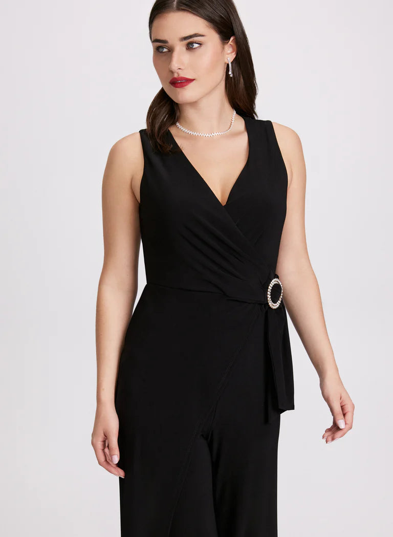 LAURA Embellished Wide-Leg Jumpsuit