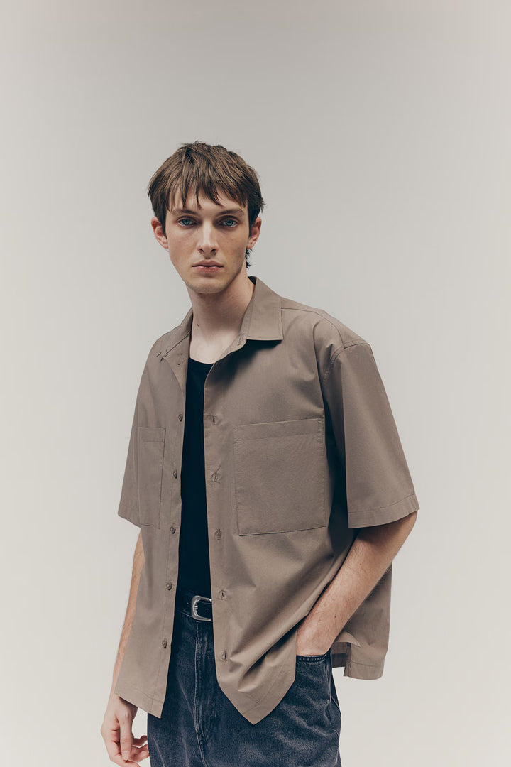 H&M Regular-Fit Short-Sleeved Shirt