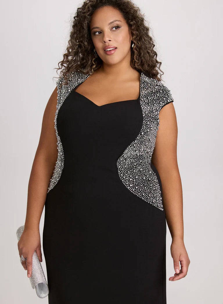 LAURA Crystal Embellished Dress
