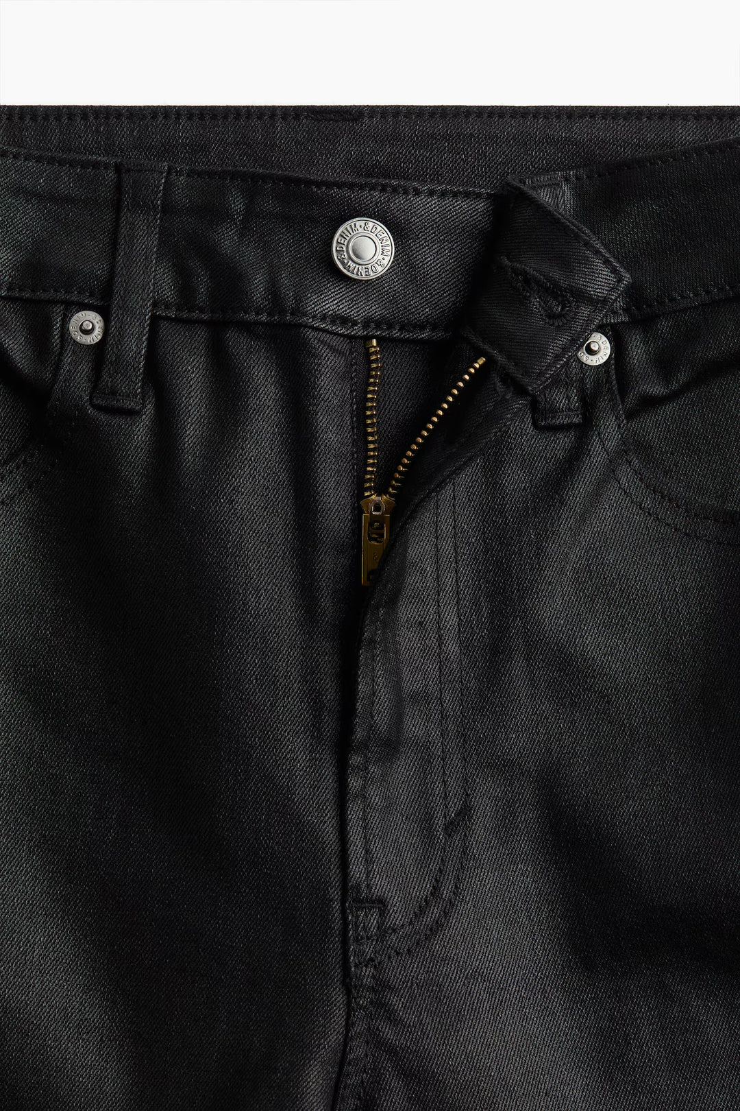 H&M High Rise Slim Straight Leg Jeans