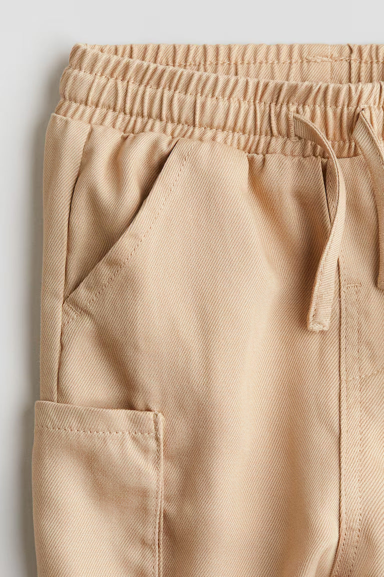 H&M  Jersey-Lined Twill Joggers