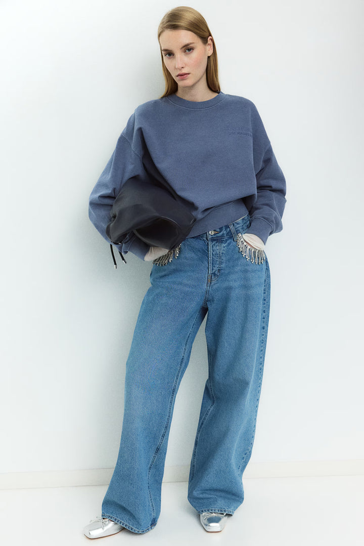 H&M Sweatshirt with Text Motif