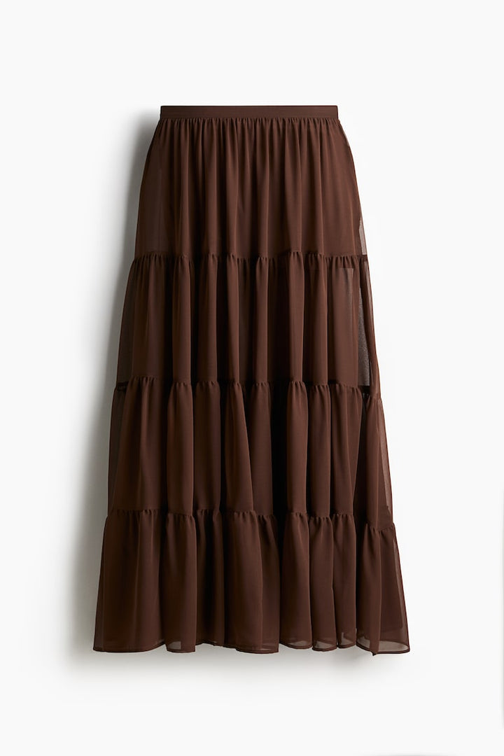 H&M Tiered Maxi Skirt