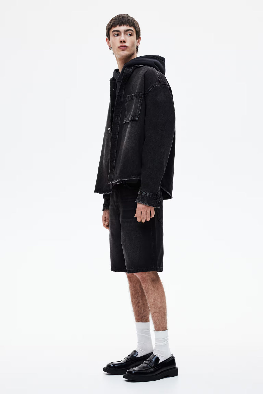 H&M Relaxed Fit Denim Shorts