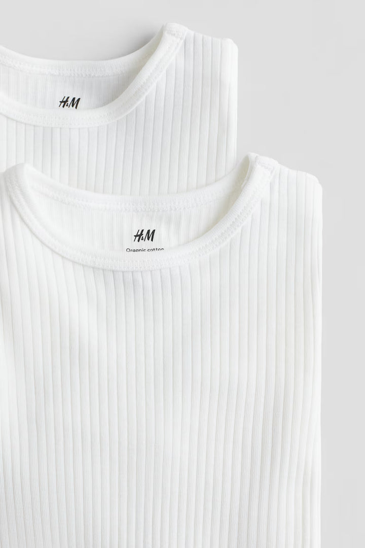 H&M 3-pack Ribbed Bodysuits