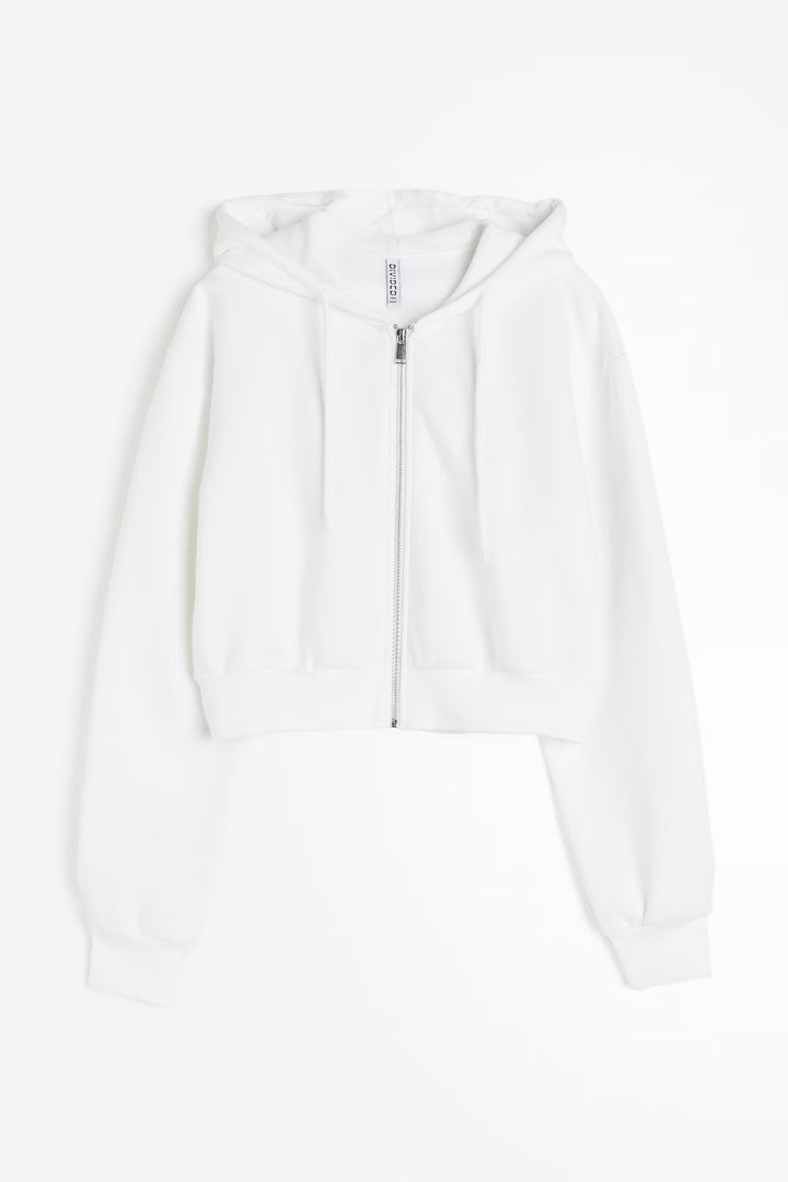 H&M Short Hooded Sweatshirt Jacket