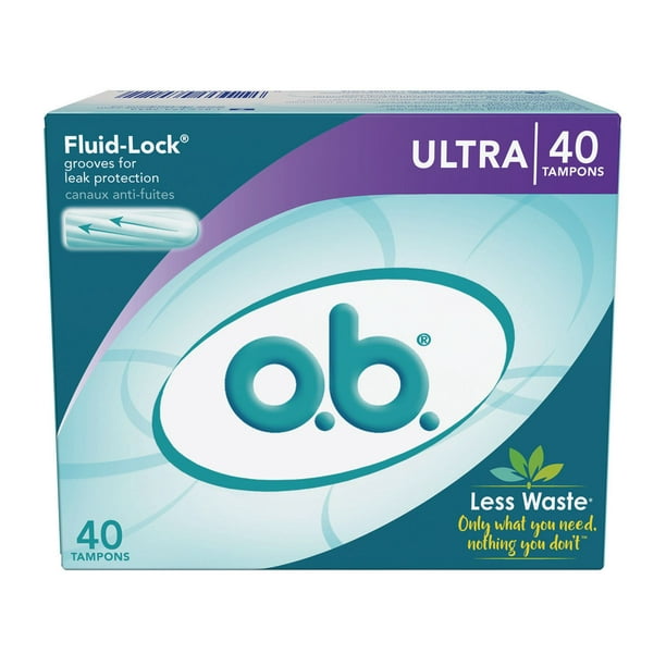 o.b. Original Non-Applicator Tampons Ultra Absorbancy