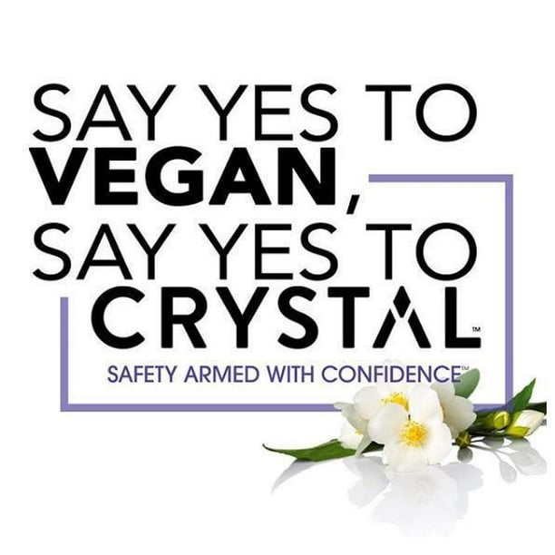Crystal® Body Deodorant All Natural Roll-on | Fragrance and paraben free| Vegan and Cruelty Free, 1.69 FL oz (60 ml)