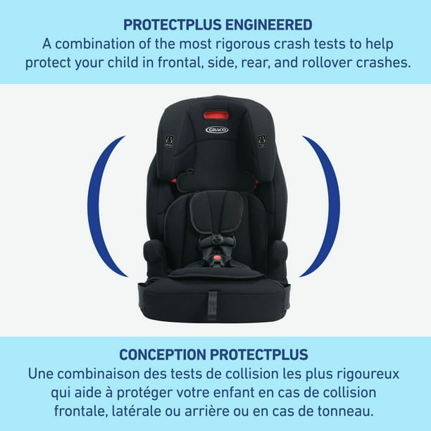 Graco Tranzitions 3-in-1 Harness Booster Seat | Toddler to Big Kid Car Seat from 10-45 kg (22-100 lb) | Harness/Highback/Backless Booster, Proof