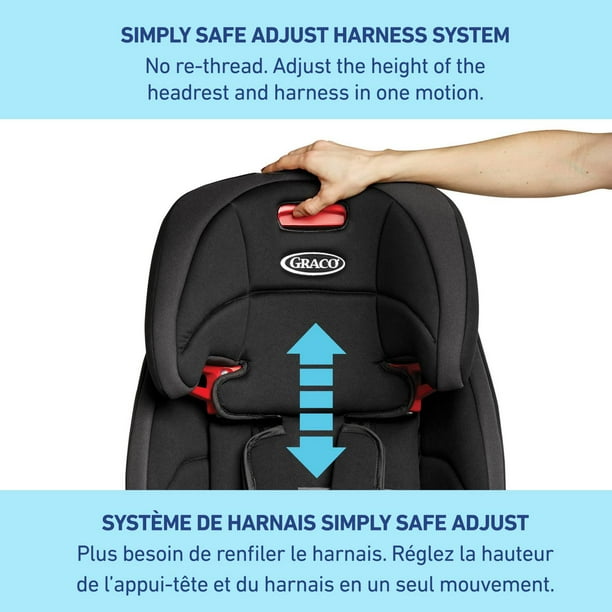 Graco Tranzitions 3-in-1 Harness Booster Seat | Toddler to Big Kid Car Seat from 10-45 kg (22-100 lb) | Harness/Highback/Backless Booster, Proof