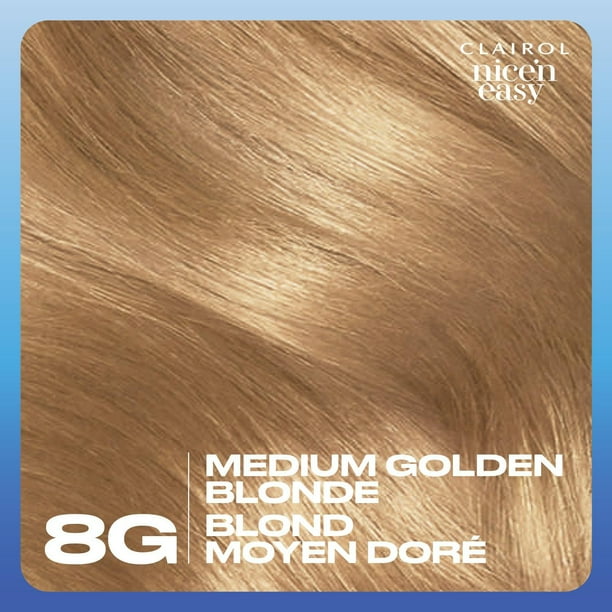 Nice'n Easy  Clairol Nice'n Easy Permanent Hair Dye, 100% Gray Coverage