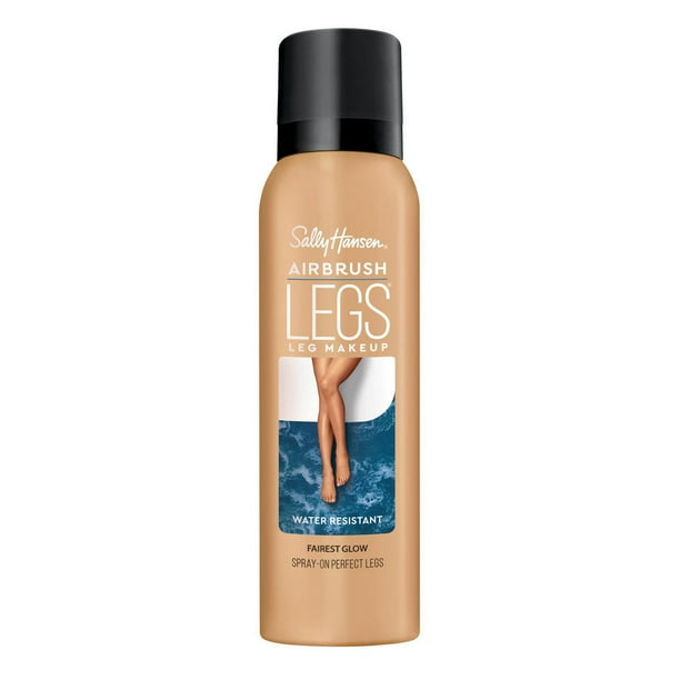 Sally Hansen Airbrush Legs® Spray, covers freckles, veins and imperfections, helps stimulate microcirculation, Water & transfer resistant, Smooth-on perfect legs