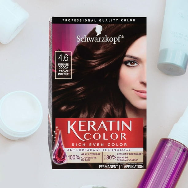 Schwarzkopf Keratin Color Permanent Hair Color Cream, 1 Pack/60 ml
