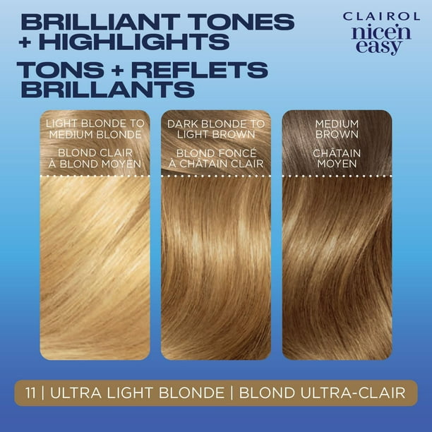 Nice'n Easy Clairol Nice'n Easy Permanent Hair Dye, 100% Gray Coverage