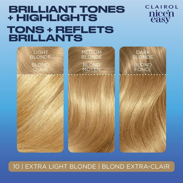 Nice'n Easy Clairol Nice'n Easy Permanent Hair Dye, 100% Gray Coverage