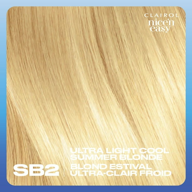 Nice'n Easy Clairol Nice'n Easy Permanent Hair Dye, 100% Gray Coverage