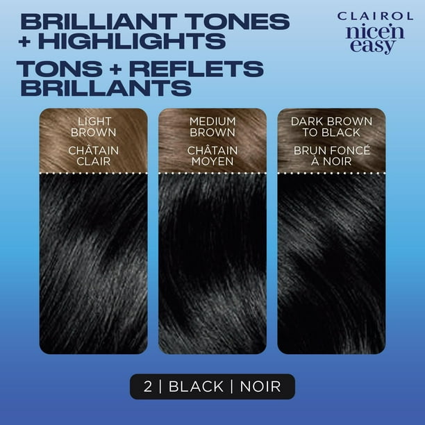 Nice'n Easy Clairol Nice'n Easy Permanent Hair Dye, 100% Gray Coverage