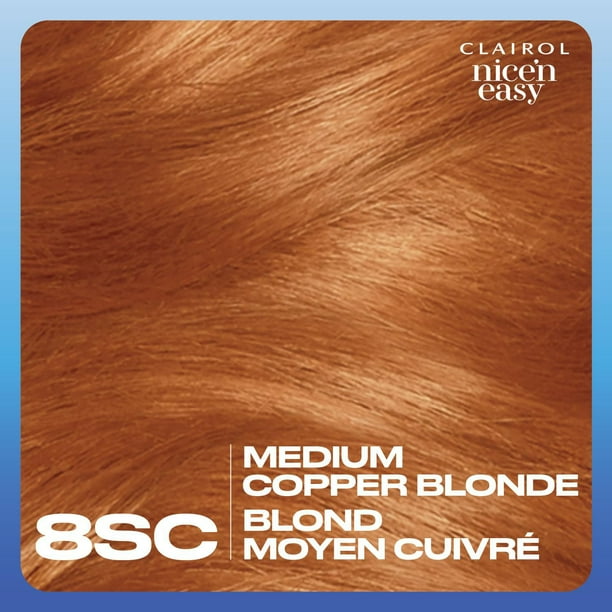 Nice'n Easy Clairol Nice'n Easy Permanent Hair Dye, 100% Gray Coverage