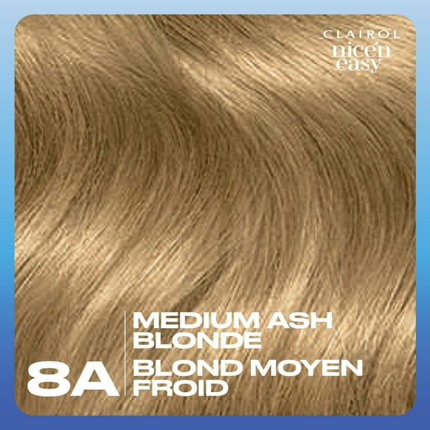 Nice'n Easy Clairol Nice'n Easy Permanent Hair Dye, 100% Gray Coverage