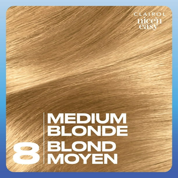 Nice'n Easy  Clairol Nice'n Easy Permanent Hair Dye, 100% Gray Coverage