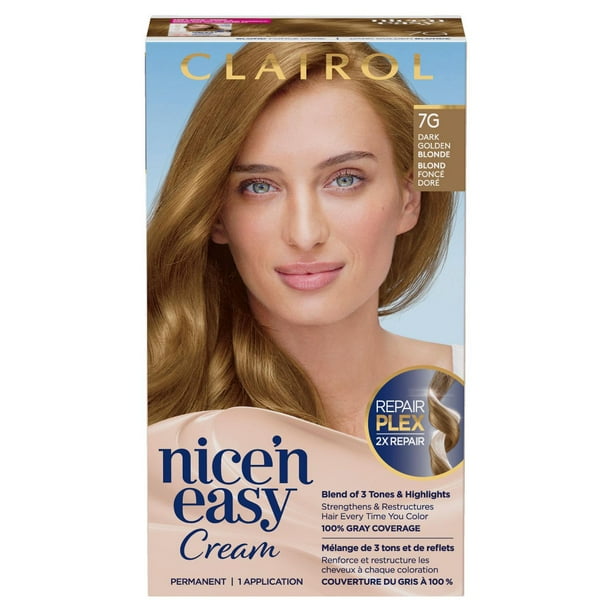 Nice'n Easy  Clairol Nice'n Easy Permanent Hair Dye, 100% Gray Coverage