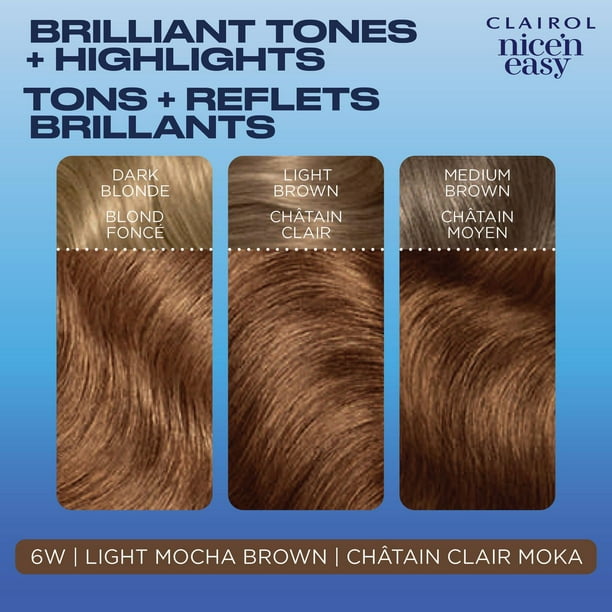 Nice'n Easy Clairol Nice'n Easy Permanent Hair Dye, 100% Gray Coverage