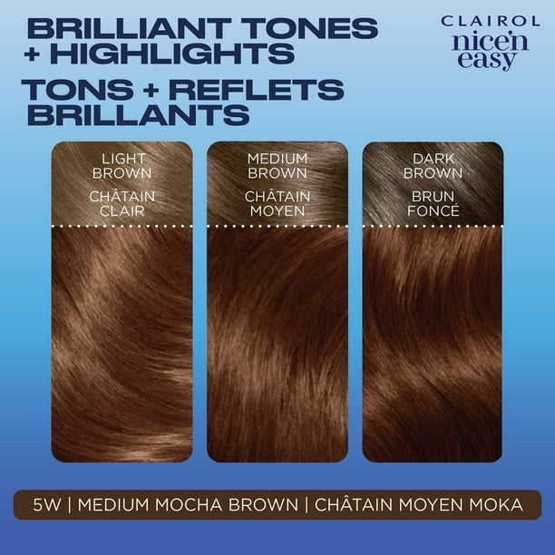 Nice'n Easy Clairol Nice'n Easy Permanent Hair Dye, 100% Gray Coverage