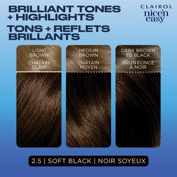 Nice'n Easy Clairol Nice'n Easy Permanent Hair Dye, 100% Gray Coverage