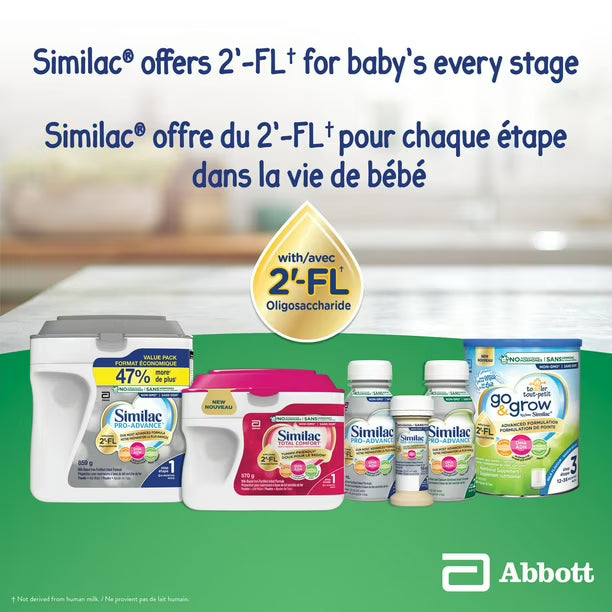 Similac Go & Grow Step 3 Toddler Drink with 2'-FL. Immune Support Innovation: 2'-FL, Powder, 12-36 Months, Milk Flavour, 850 grams, 1x850 g