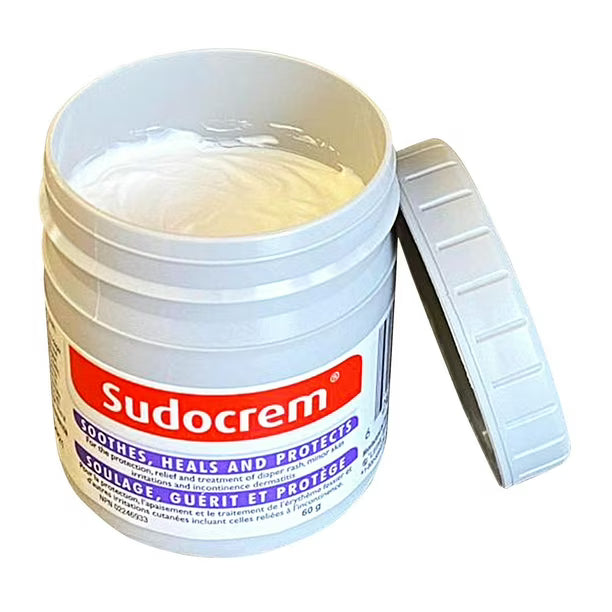 Sudocrem® Healing Cream - 60 g Tub - Diaper Rash | Minor Skin Irritations | Incontinence Dermatitis Cream, Recommended by pediatricians, dermatologists