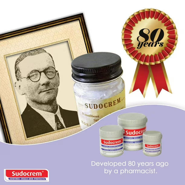 Sudocrem® Healing Cream - 60 g Tub - Diaper Rash | Minor Skin Irritations | Incontinence Dermatitis Cream, Recommended by pediatricians, dermatologists