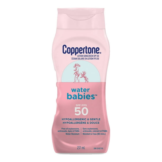 Coppertone Waterbabies Sunscreen Lotion SPF 50 for Babies, Lotion 237ml