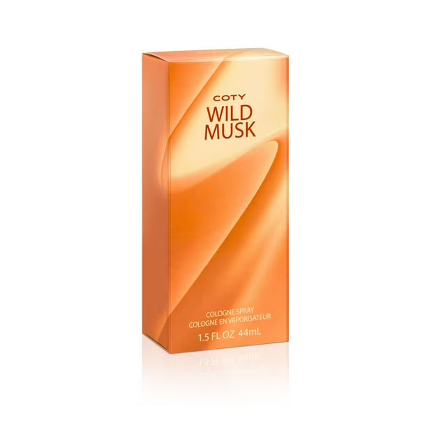 Wild Musk Eau de Cologne Spray for Women, Vegan Formula, Perfume, Warm Spicy Scent, 45ml, Warm Spicy Scent