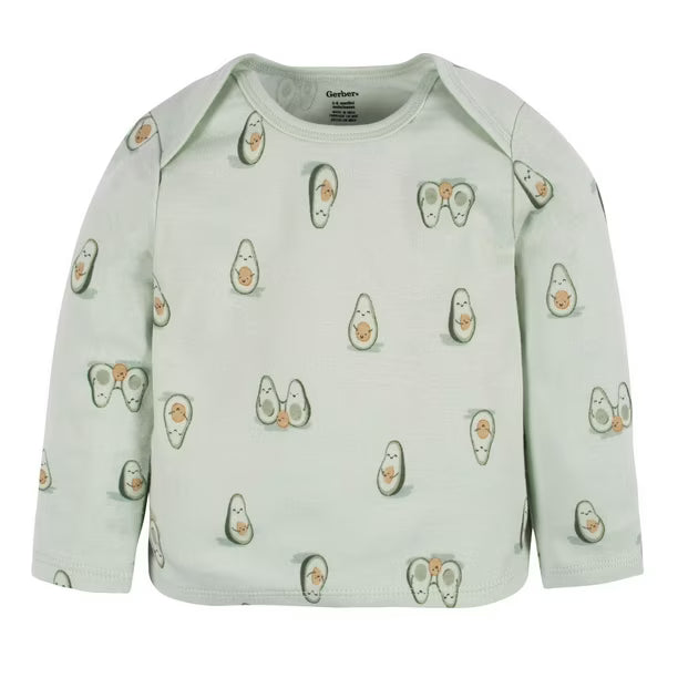 Gerber 3-Piece Baby Cap, Shirt & Footed Pant Set