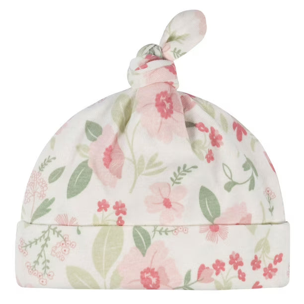 Gerber 3-Piece Baby Cap, Shirt & Footed Pant Set