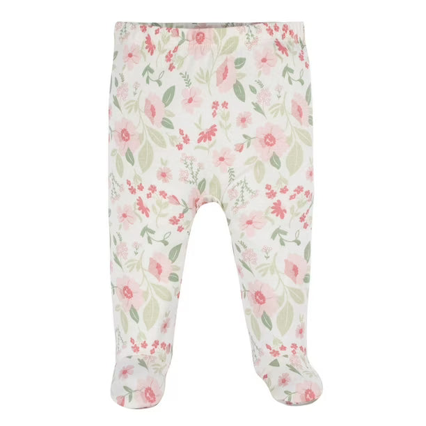 Gerber 3-Piece Baby Cap, Shirt & Footed Pant Set