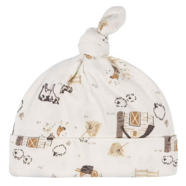 Gerber 3-Piece Baby Cap, Shirt & Footed Pant Set