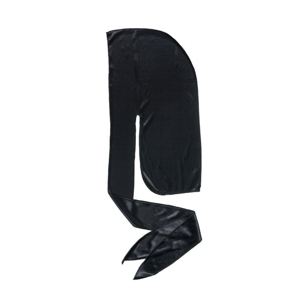 KISS Colors & Care Power Wave Silky Satin Durag, Black, Satin Durag.