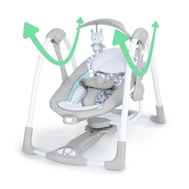 Bright Starts  Ingenuity ConvertMe Swing-2-Seat - Raylan, 0 - 9 months