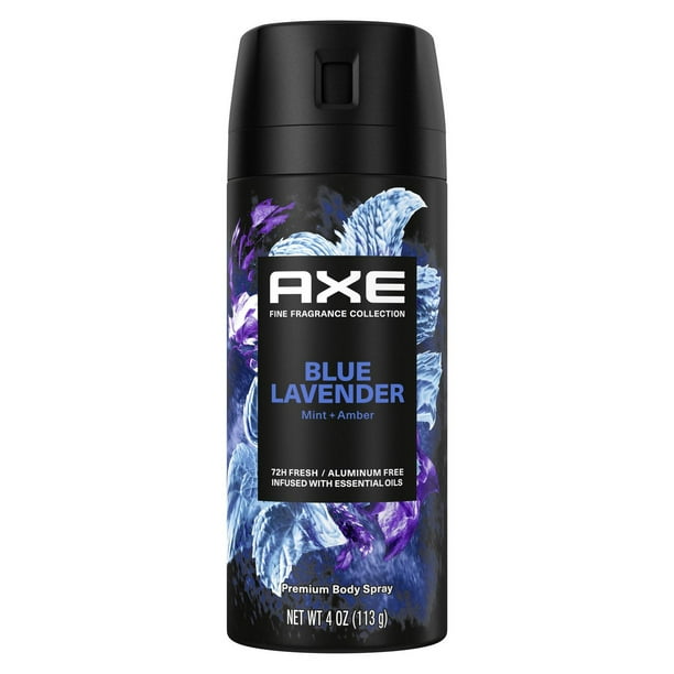 AXE Fine Fragrance Collection Blue Lavender Premium Body Spray for Men, 113g Body Spray